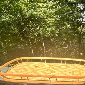 Vintage Rattan Tray